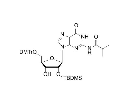 5'-O-DMTr-2'-O-TBDMS-rG(iBu) 2'-O-(tert-Butyldimethylsilyl)-5'-O-DMTr-N2-isobutyryl-guanosine