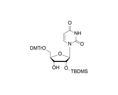 5'-O-DMTr-2'-O-TBDMS-rU 2'-O-tert-Butyldimethylsilyl-5'-O-DMTr-uridine