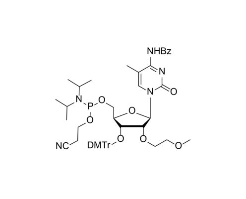 3'-O-DMTr-2'-O-MOE-5-Me-rC(Bz)-5'-CE-Phosphoramidite CAS No. 182496-01-1