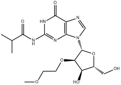 N2-iso-Butyroyl-2'-O-(2-methoxyethyl)guanosine  CAS  440327-50-4